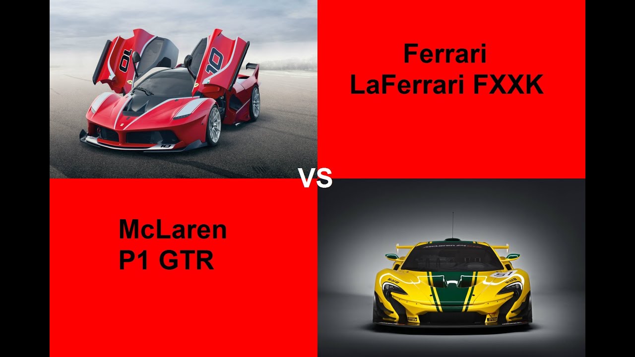 McLaren P1 GTR vs Ferrari LaFerrari FXXK!!! Sound Battle! Stats Comparison!