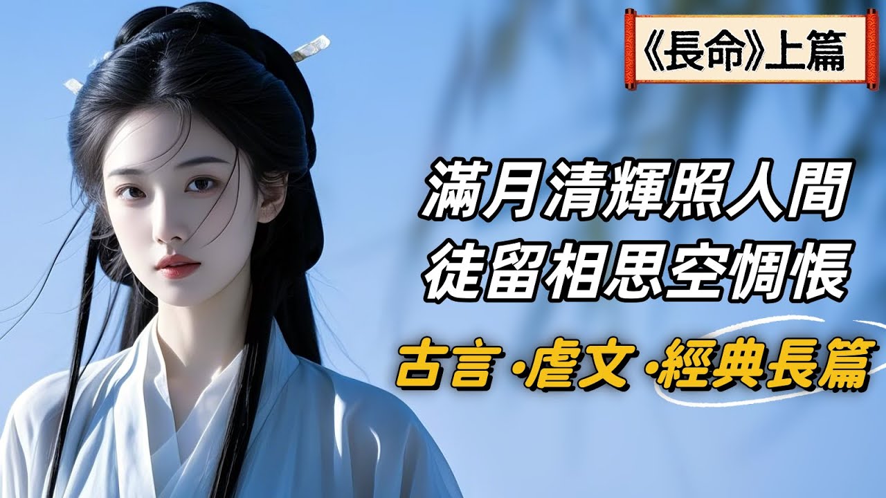 《長命》上篇：城外人人都嫌惡的傻子，他襤褸跛足，蓬頭垢面，像狗一樣匍匐著乞食。他曾是帝京最耀眼的天之驕子，曾經鮮衣怒馬的少年郎。如果不是他從高處摔下來，這偏遠貧瘠的小城，他一輩子都不必踏足。