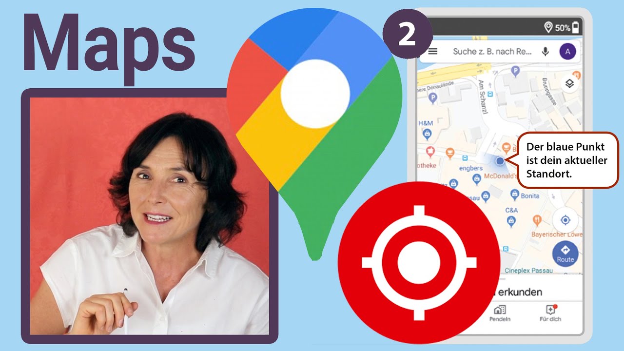 Wie finde ich meinen Standort auf der Karte? Smartphone Training für Senior*innen Teil 32