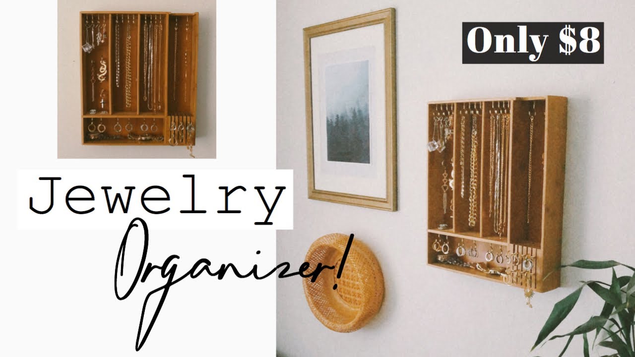 JEWELRY ORGANIZATION IDEA | JEWELRY DIY | SIMPLE DIY JEWELRY DIY | JEWELRY ORGANIZER | DIY ORGANIZER