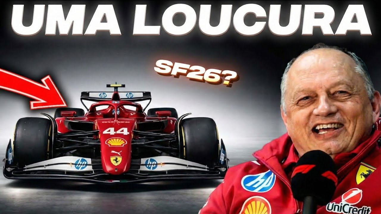 O conceito do carro da Ferrari para 2026 e os NOVOS macacões de Hamilton e Leclerc Foram REVELADOS!