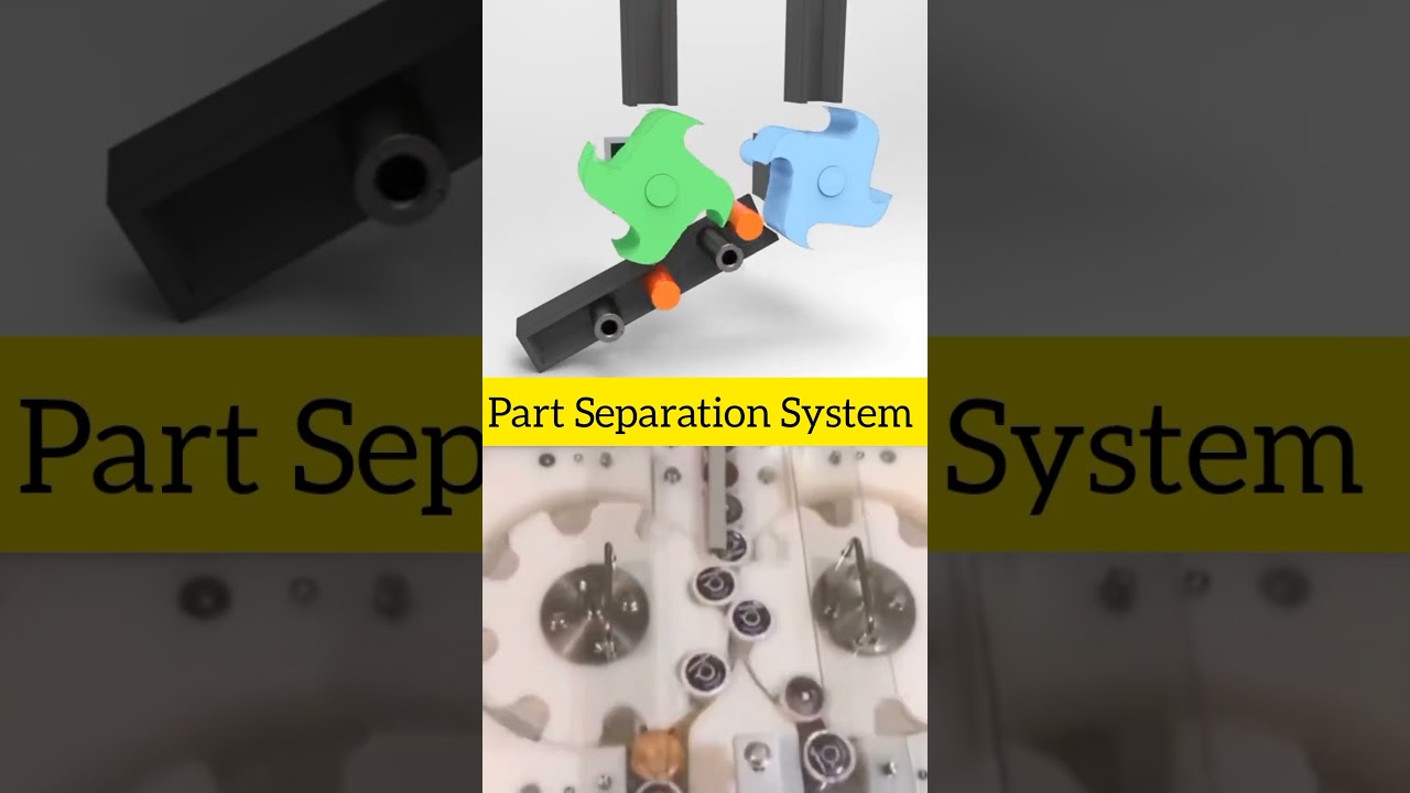 Part Separation System!! | Mechanical Mechanism | #chairidesign #engineering #technology