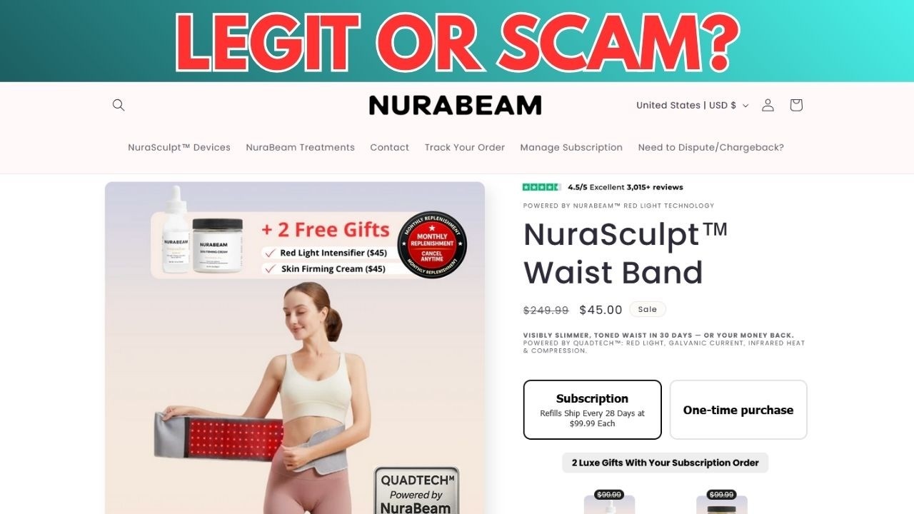 NuraSculpt Waist Band Review: Is Legit or SCAM?