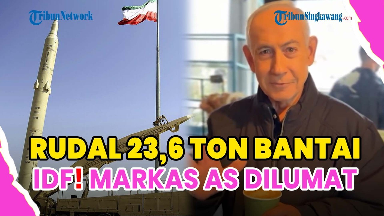 ®️🔴 PERANG MEMANAS❗ISRAEL DISERANG RUDAL SEJJIL IRAN BERBOBOT 23,6 TON, PANGKALAN AS DILEDAKKAN