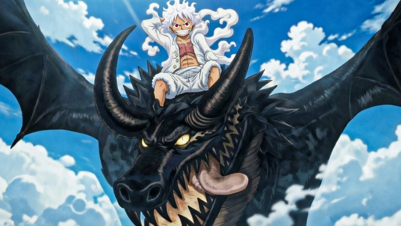 LUFFYs WAHRE mythische Zoan-Form ist ein riesiger Drache - NEPIECE