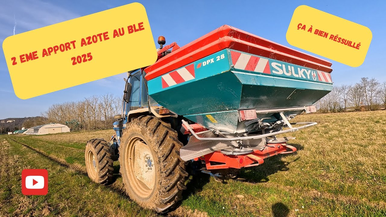 Azote au blé 2 ème apport