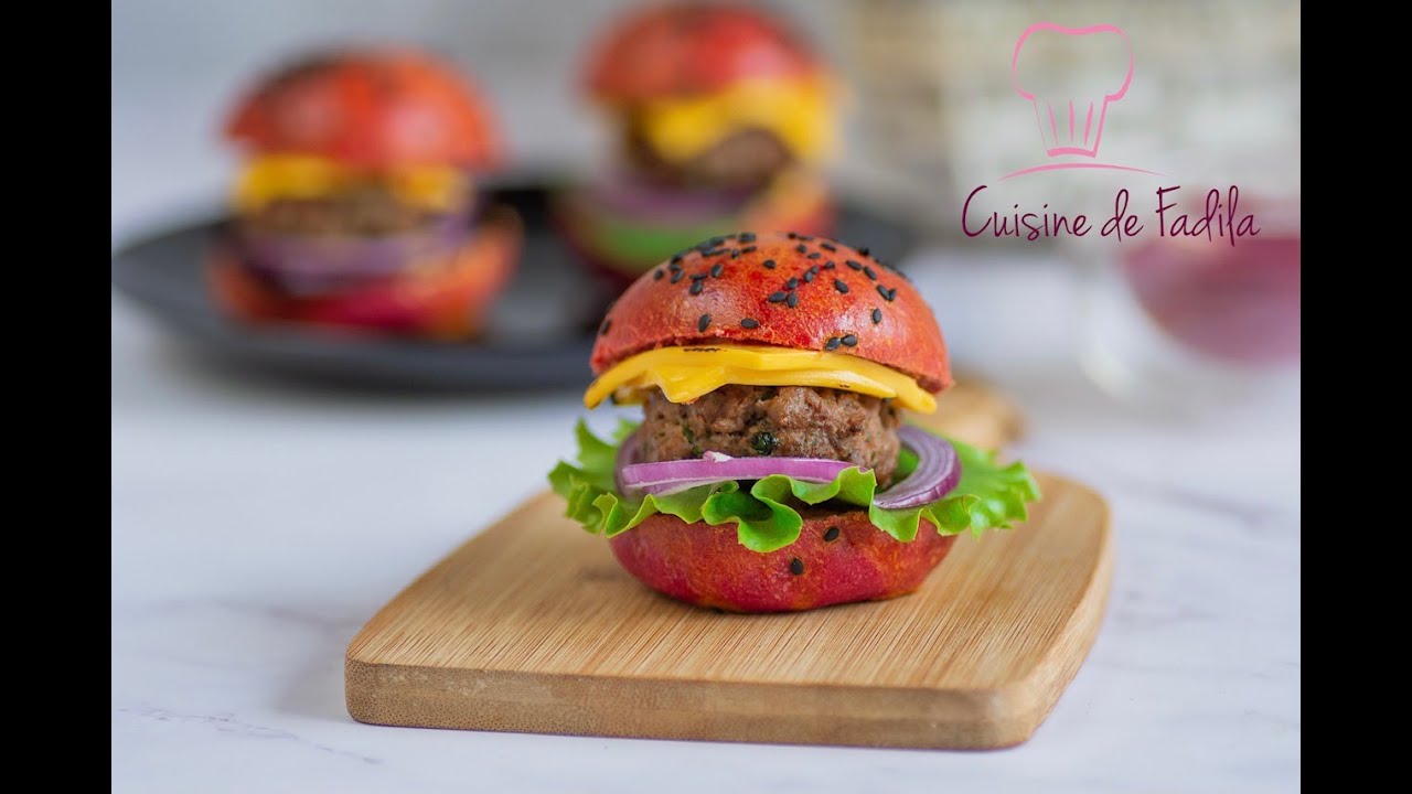 Mini burgers rouge