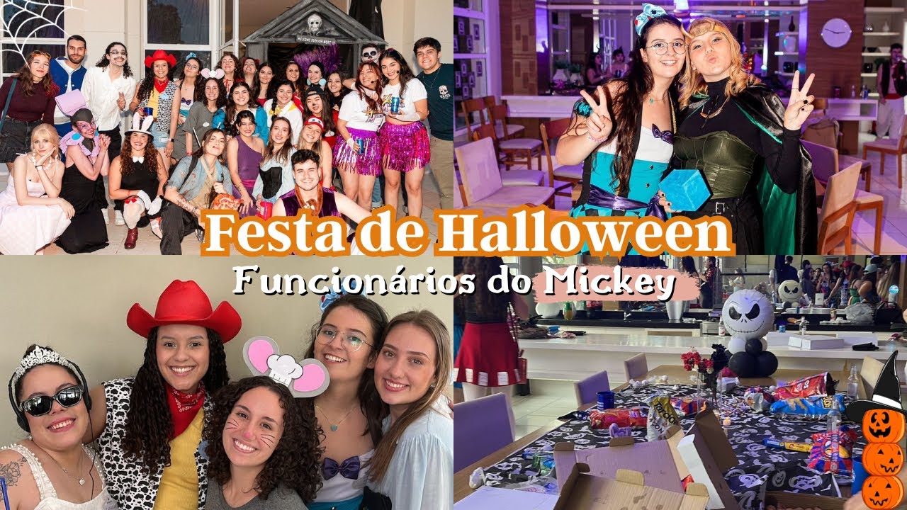 Festa de Halloween dos futuros funcionários do Mickey🐭🇺🇸 || ICP 23/24