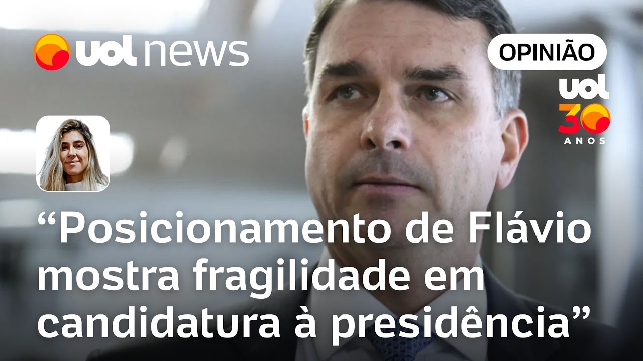 Posicionamento de Flávio Bolsonaro mostra fragilidade em candidatura à presidência | Letícia Casado