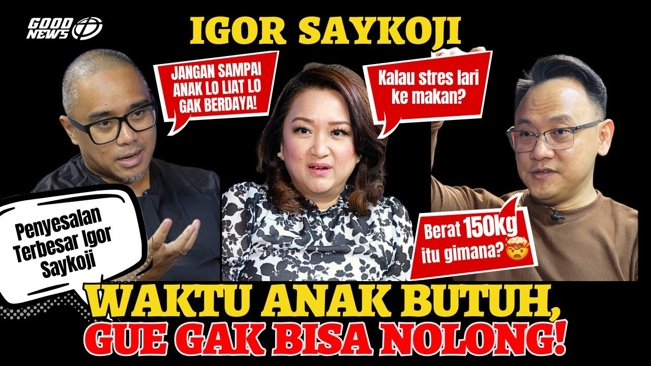 IGOR #SAYKOJI - 150KG 🥵🤯 WAKTU ANAK BUTUH GW GA BISA NOLONG  #transformasi #rapper #artis #obesitas