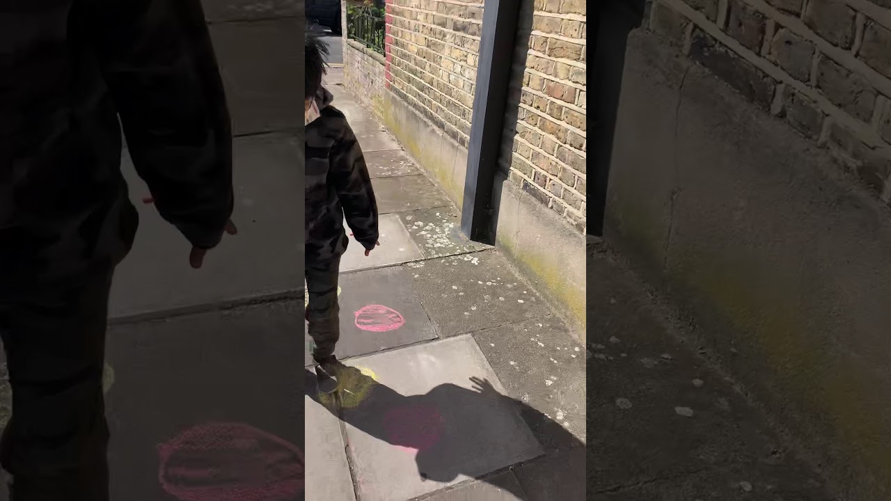 Chalk Walk Obstacle Course #2, Paediatric Occupational Therapy Clinic in Southfields, SW London