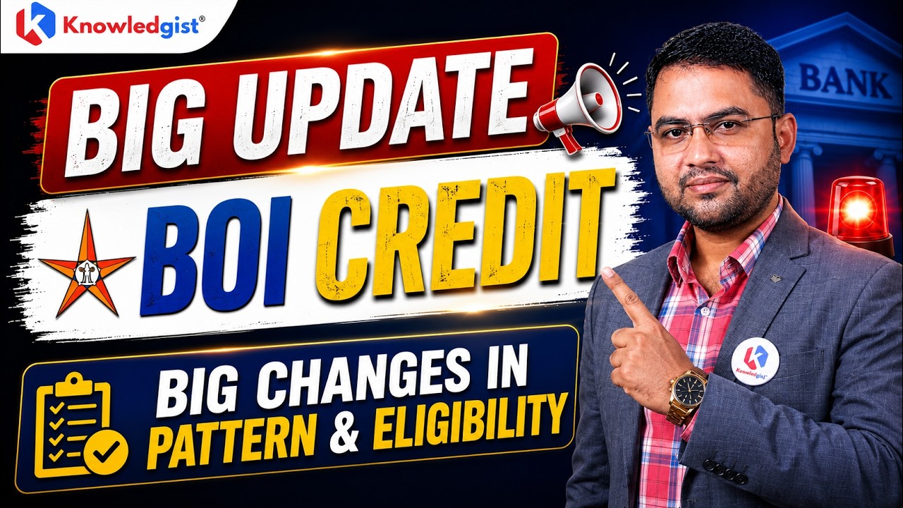 Bank Of India Credit Officer Full Notification Out | Change in Pattern & Eligibility