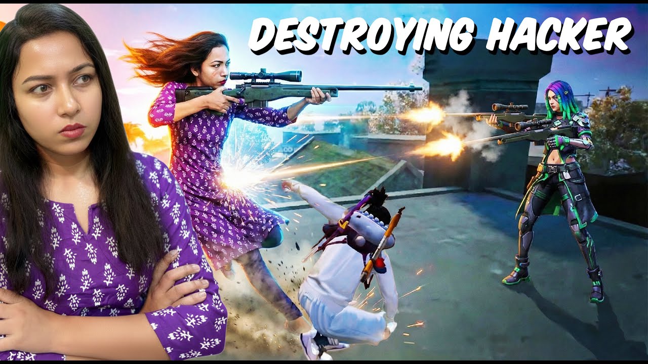 😈 Destroying Hacker Lobby With 2x Sniper🔥 #RoyGaming