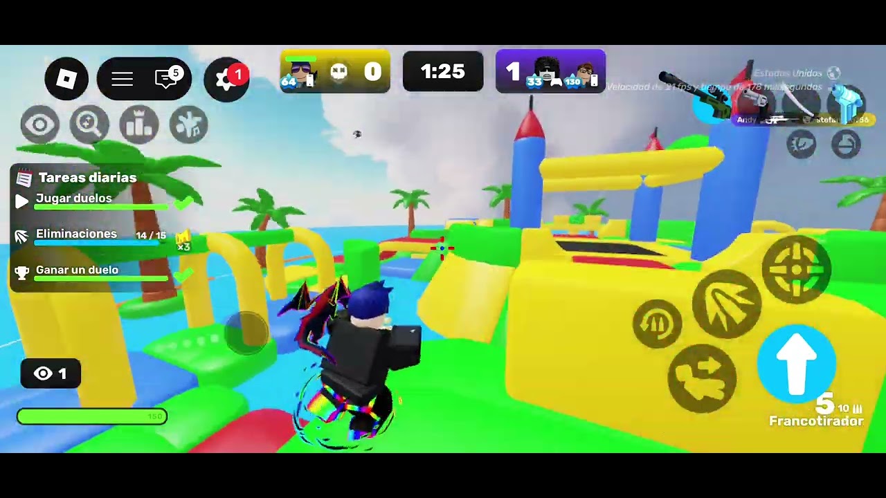 jugando rivals roblox con randoms