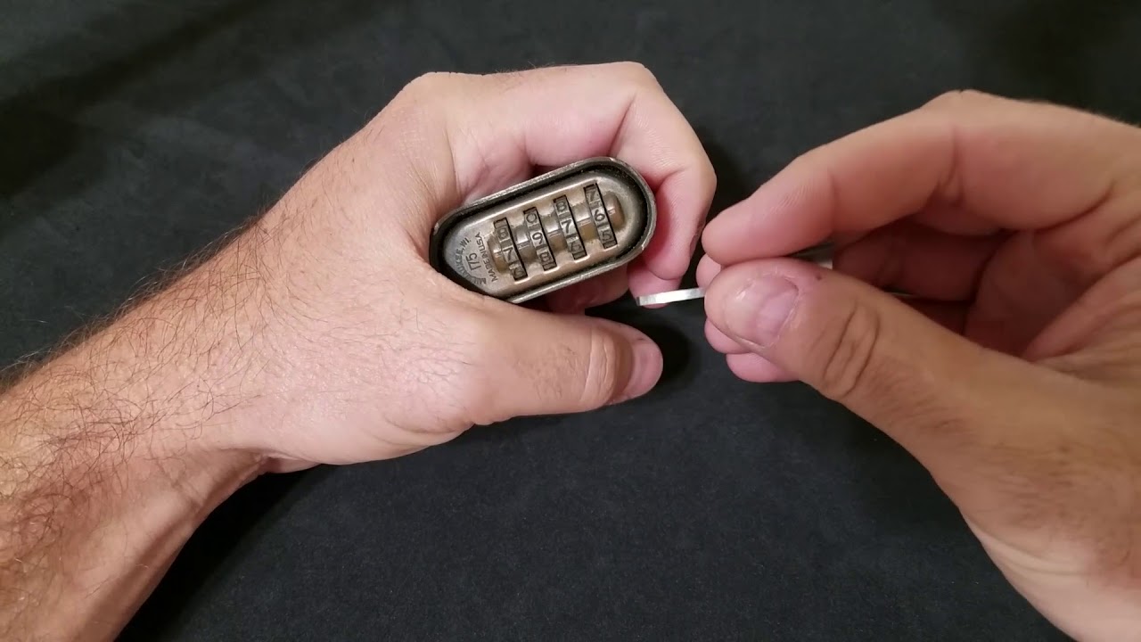 (50) Lockpicking: Bypassing and Decoding Masterlock Combination Locks
