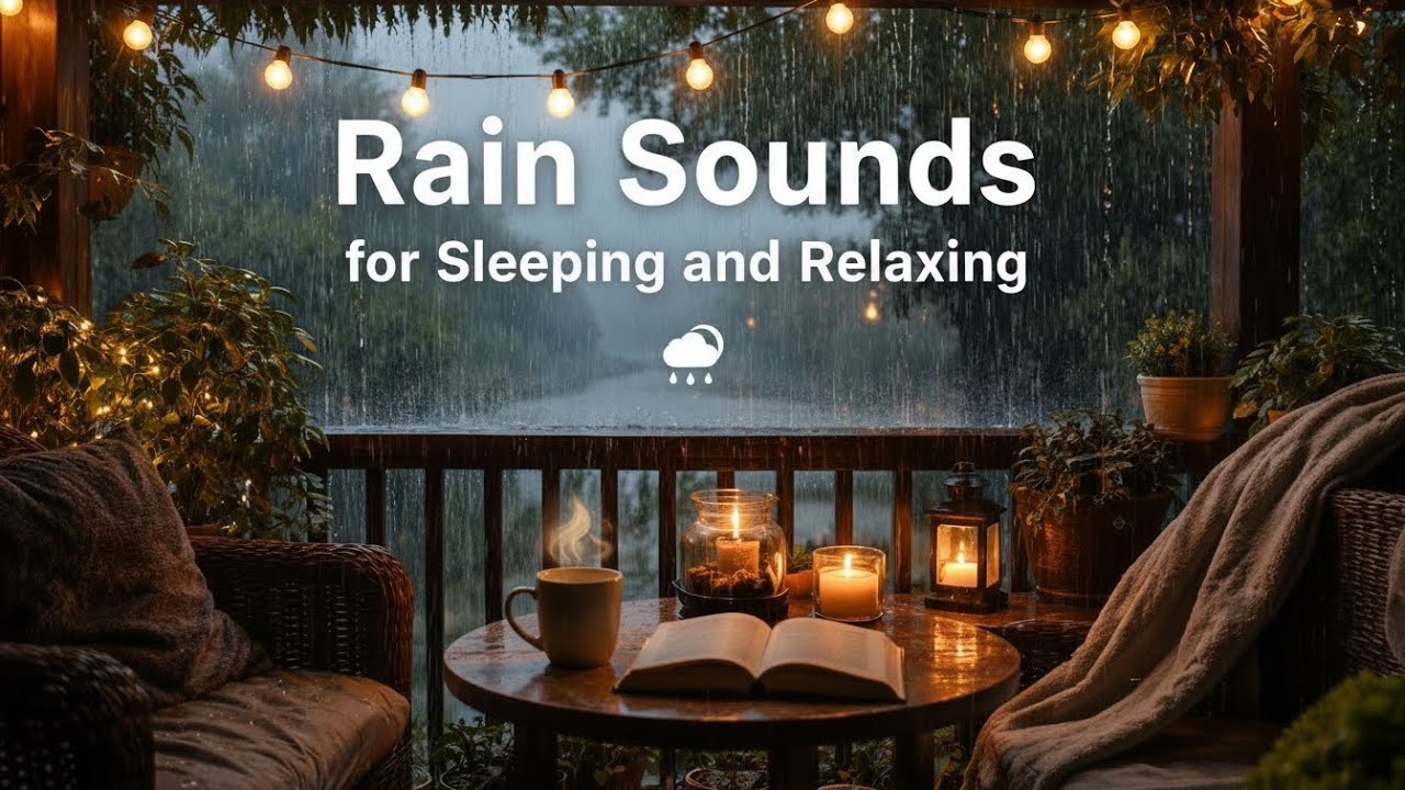 RAIN SOUNDS FOR SLEEPING AND RELAXING