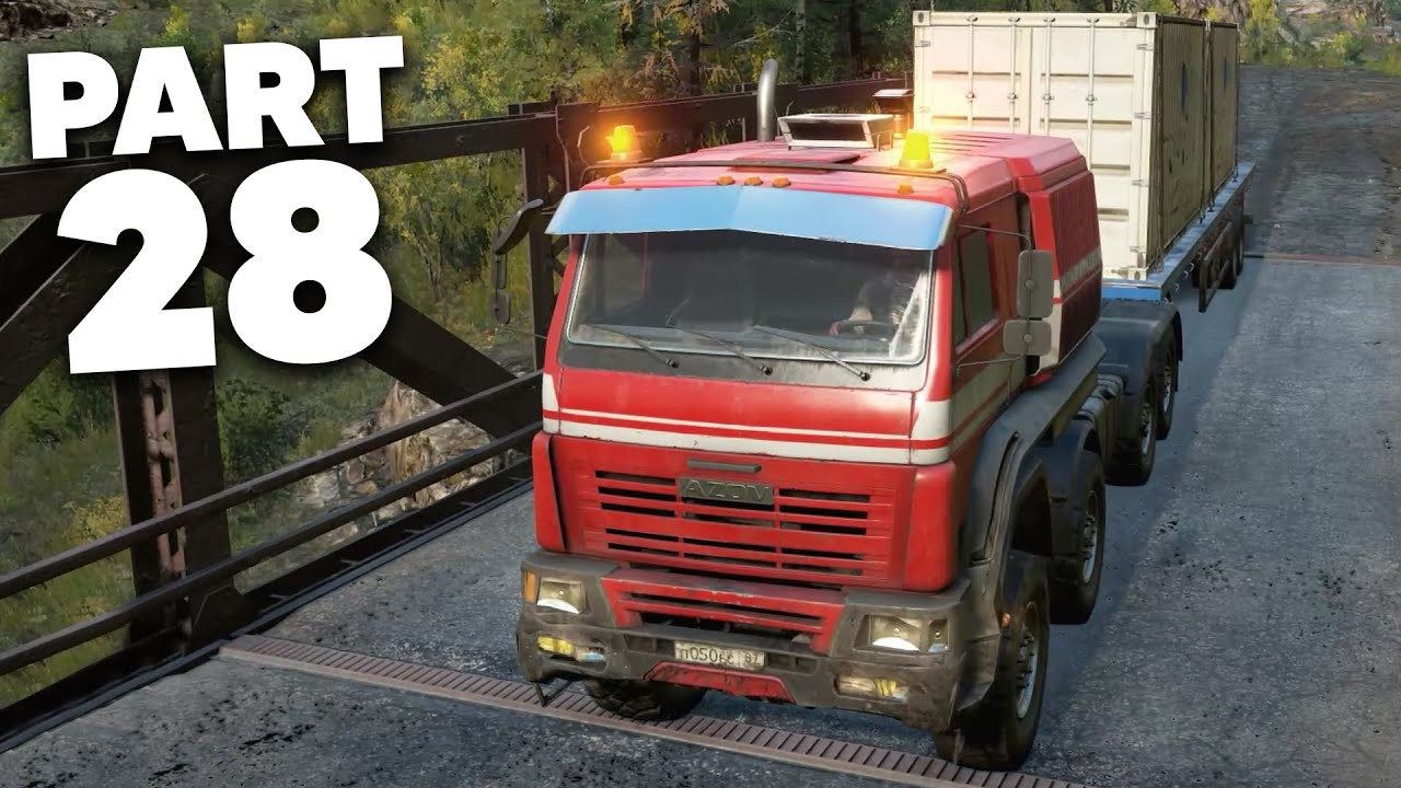 SNOWRUNNER Gameplay Walkthrough Part 28 - FALLING IN LOVE WITH THIS TRUCK