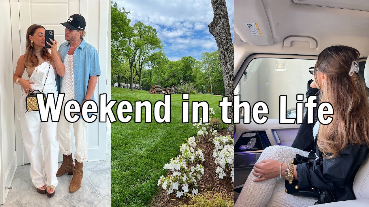 Weekend Vlog: WE'RE DECORATING AGAIN! Huge Spring Cleaning, Food Prep & Cook w/ Us! | Julia & Hunter