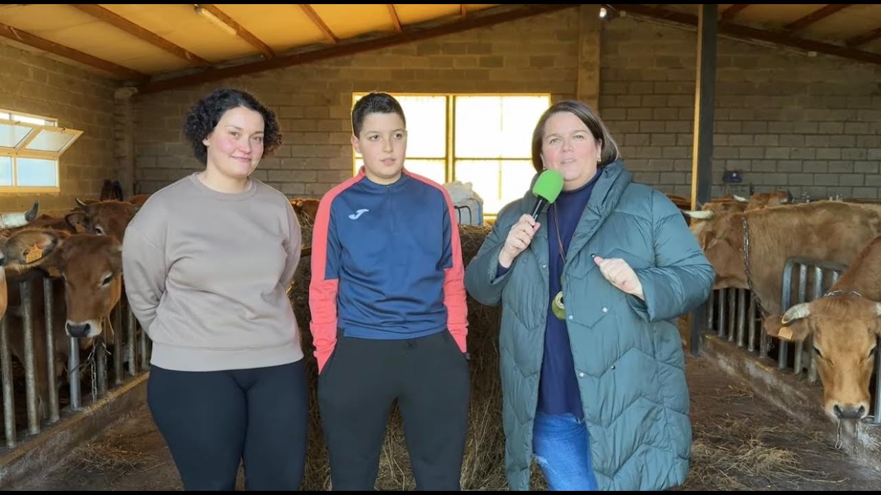 Sandra Blanco Gutiérrez, titular de Ganadería Casa Farrucón de Trones (Cangas del Narcea)