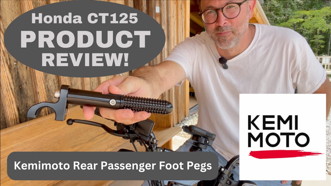 Honda Trail CT125 Kemimoto Rear Passenger Foot Peg Review!