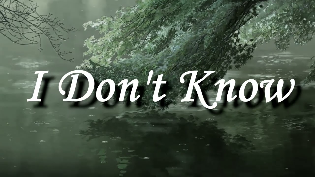 Erika - I Don't Know (Slowed + Reverb)