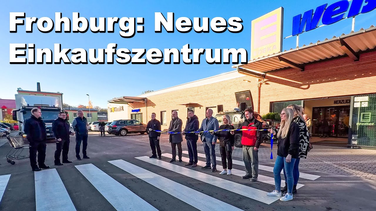 Neuer&ouml;ffnung in Frohburg: EDEKA, Rossmann & Ernstings Family im neuen Einkaufszentrum