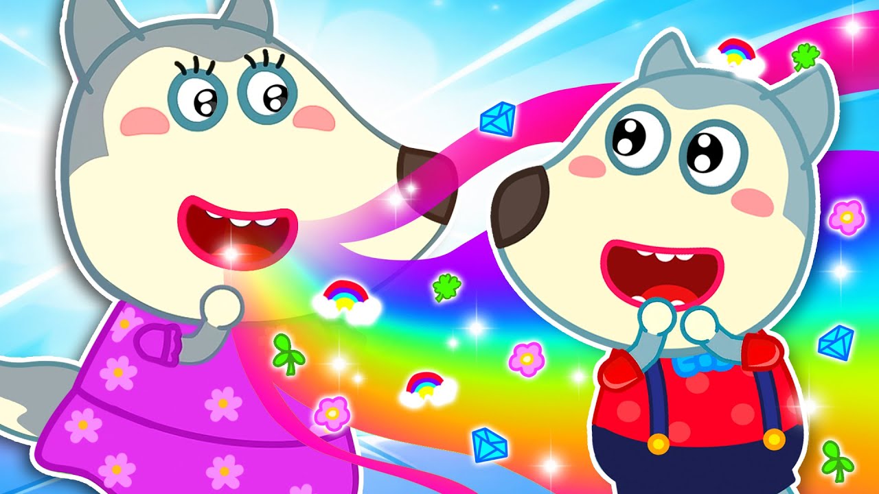 Always Say Nice Words! 🌸👼 Mommy Always Love You | Wolfy Baby Rhymes