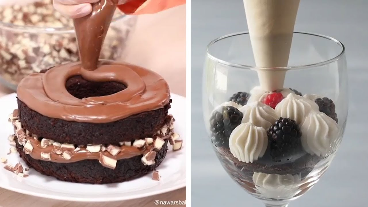 Cute Cupcake Decorating Design Ideas For Party | So Yummy Chocolate Cake Recipes 2019