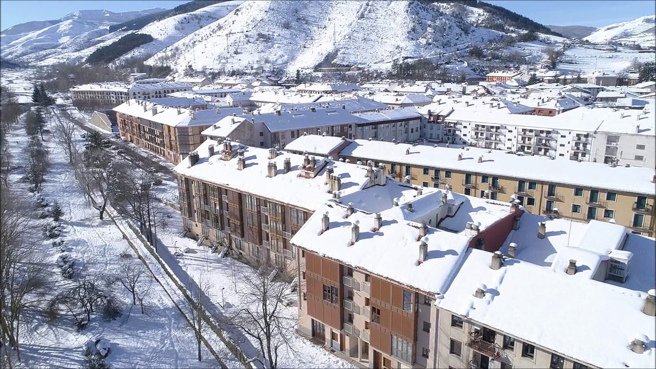 Ezcaray a vista de dron