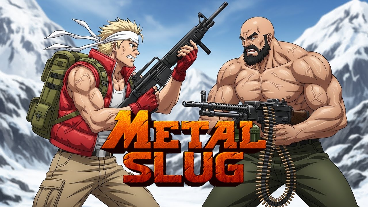 Metal Slug: Marco Rossi vs Allen O'neil Reimagined Anime Fight Scene (Fan Animation)