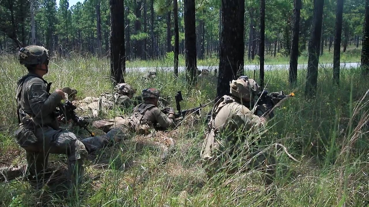 Soldiers Firefight At Fort Polk's JRTC