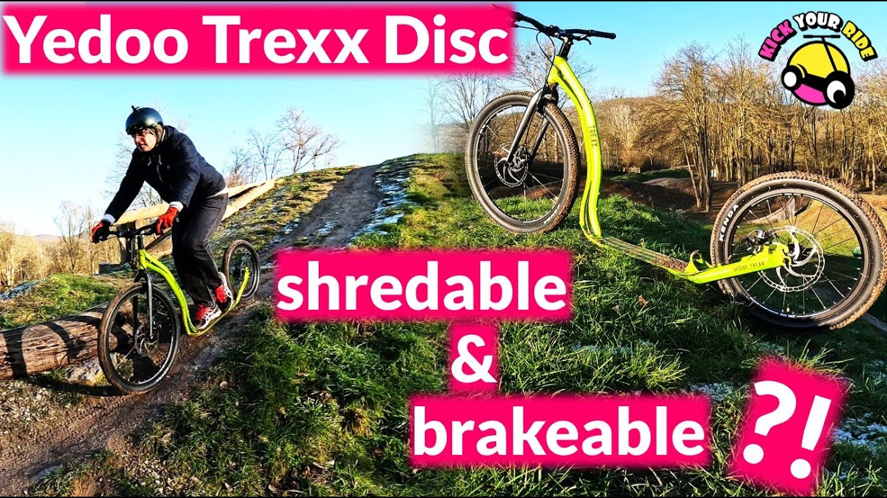 XXL Offroad Tretroller: Test & Review im Bike Outdoor Park - Yedoo Trexx Disc mit KYR Lift Kit!