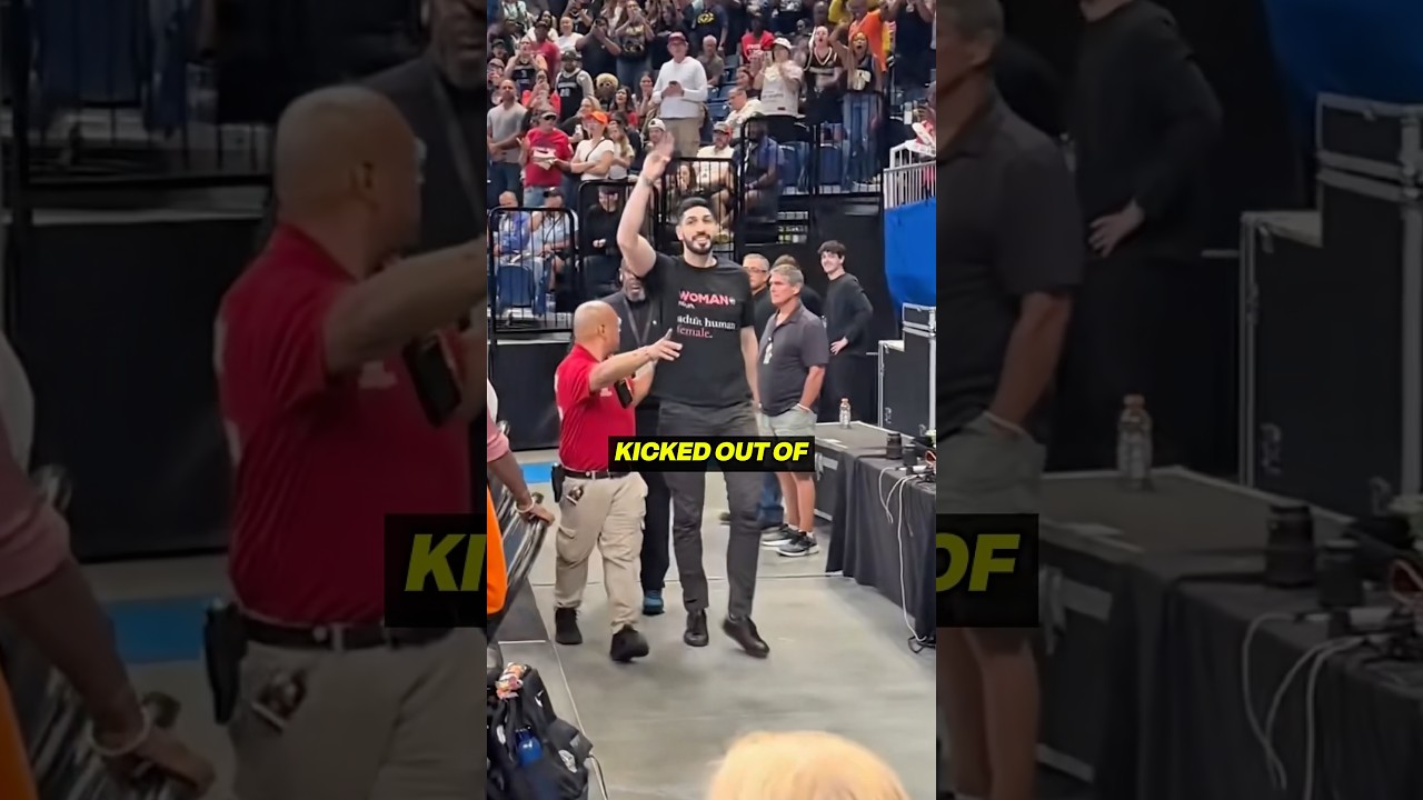 Enes Kanter KICKED OUT of WNBA Game 😳😬