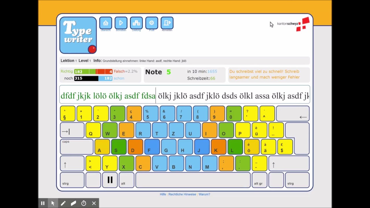 WLan-Probleme mit typewriter Schreibtrainer l&ouml;sen - Tastaturschreiben mit www.typewriter.ch 7