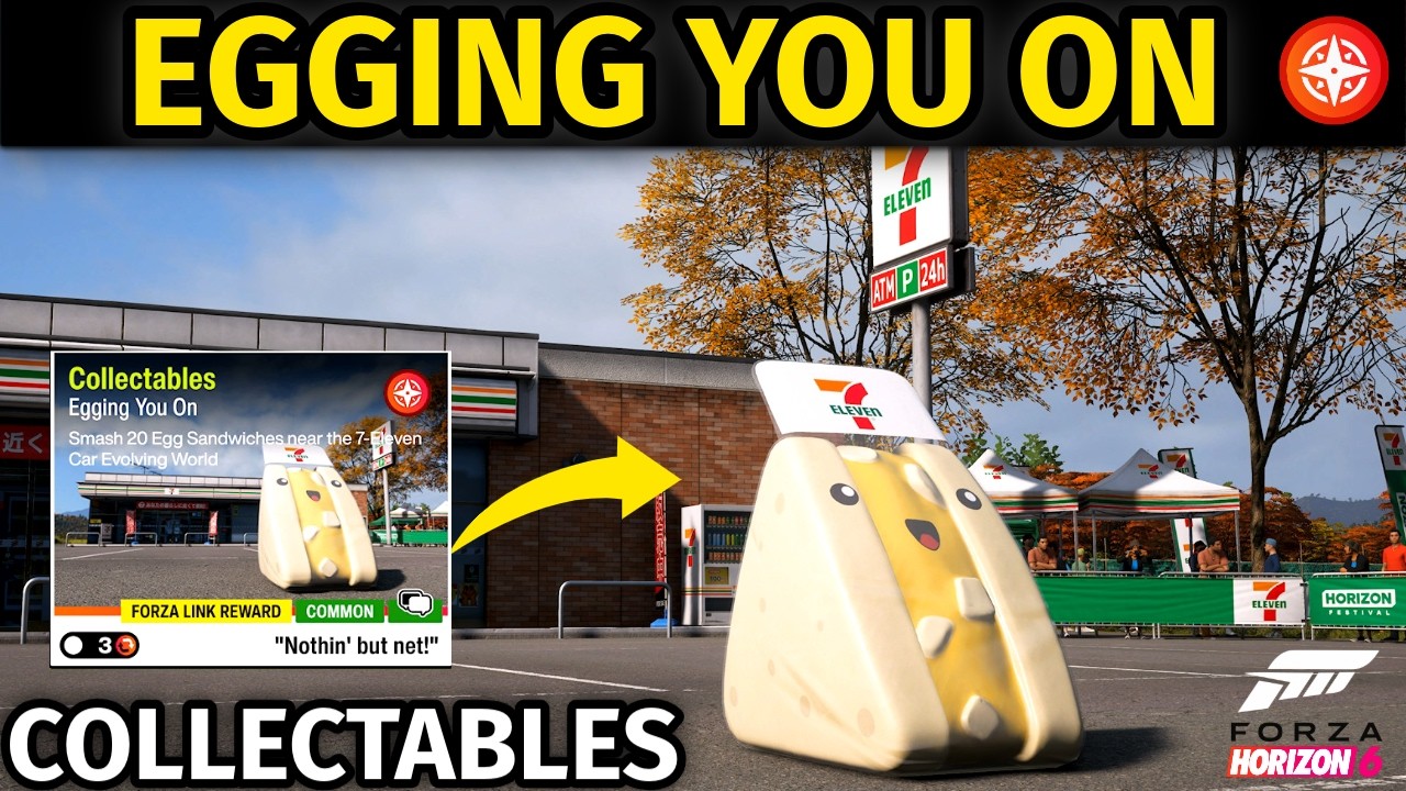 Forza Horizon 5 &mdash; Испытание &laquo;Egging You On&raquo; &mdash; Где найти сэндвичи с яйцом &mdash; БЫСТРЫЙ способ!