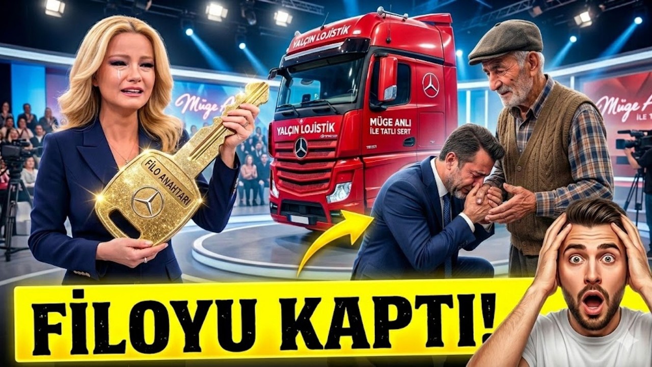DİREKSİYON SALLAYIP OKUTTUĞU YETİM CEO OLDU! MÜGE ANLI O ŞOFÖRE DEV TIR FİLOSU HEDİYE ETTİ!