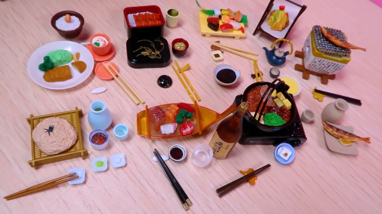 Re-ment Orcara Japanese Sushi Cooking Miniature Food Unboxing