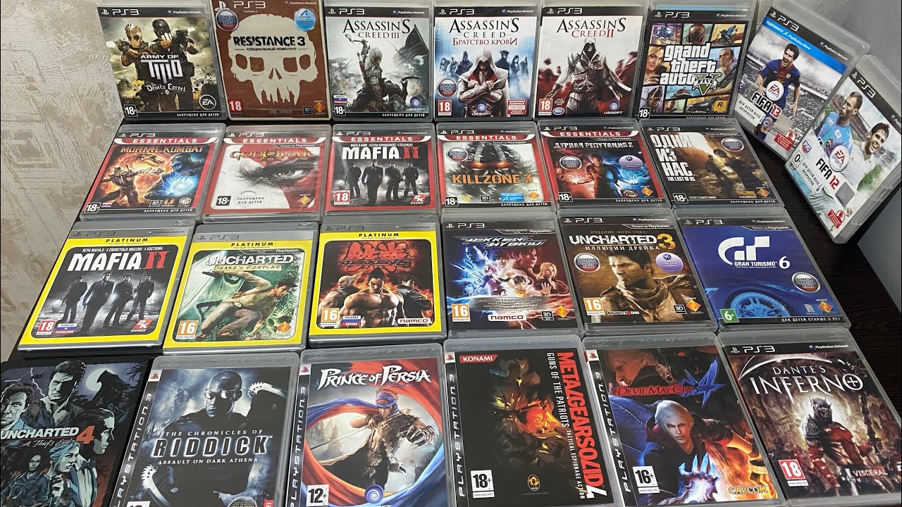 Моя коллекция игр на PlayStation 3