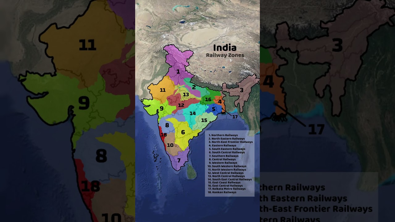 Indian Railways Zones