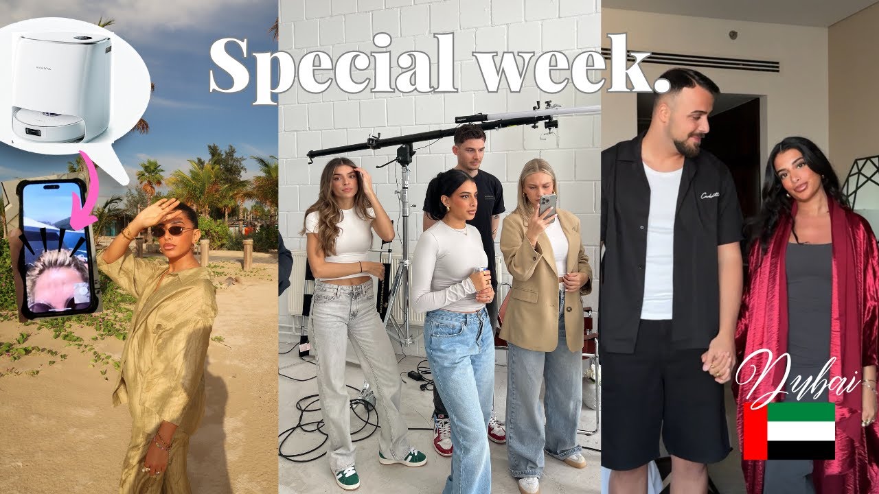 BIRGANI SHOOTING & DUBAI SPECIAL VLOG 🌴🌺  (NARWAL SUPRISE FÜR MAMA ) | Sara & Dolunay