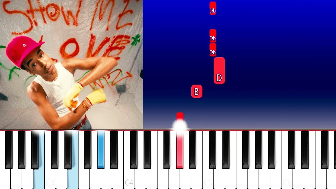 WizTheMc - Show Me Love (with Tyla)(Piano Tutorial)