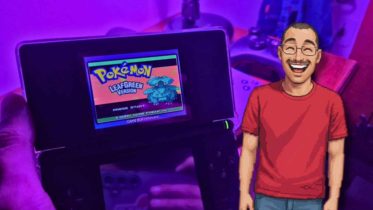 Uma tarde chuvosa com Pokémon LeafGreen