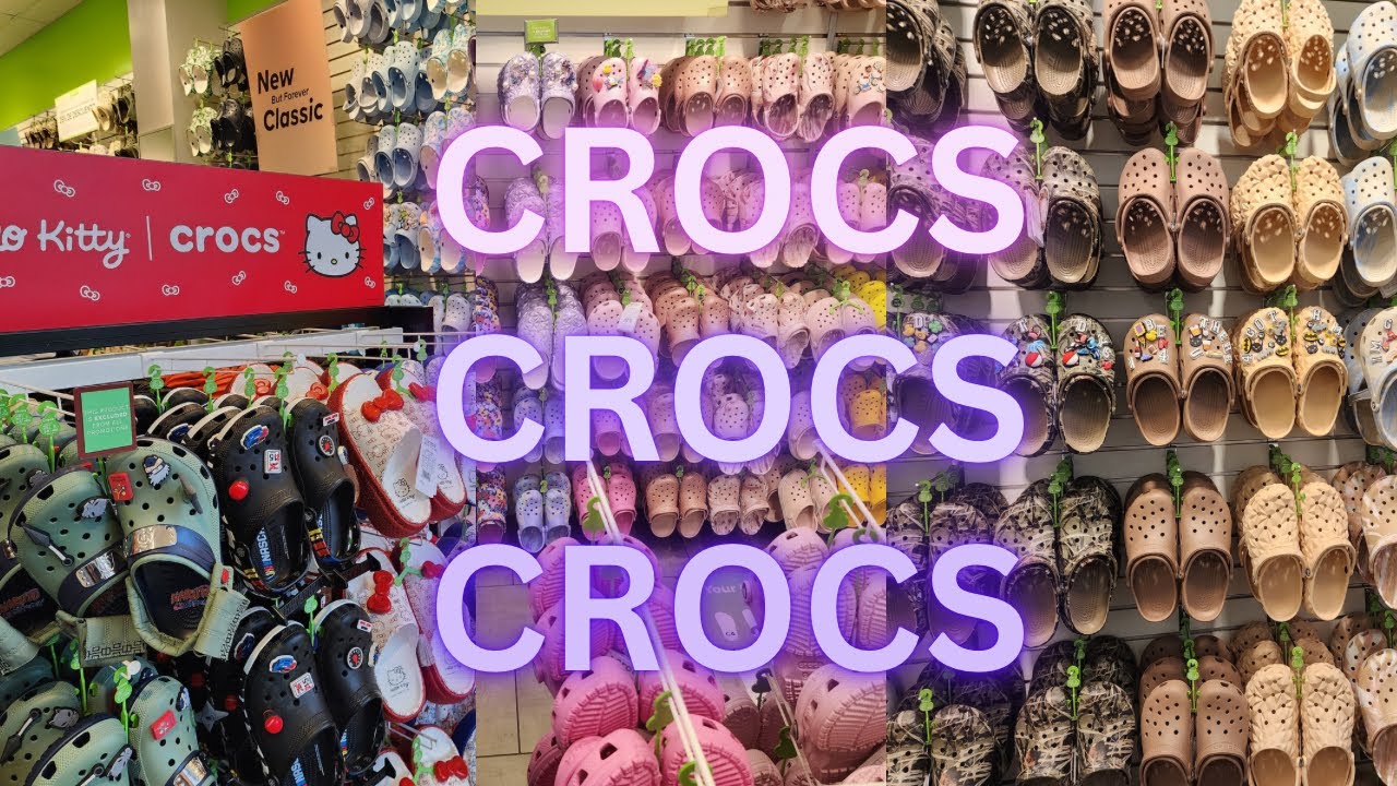 CROCS OUTLET ADORABLE FOOTWEAR 🐊 🐊 🐊 #crocs #shopwithme...