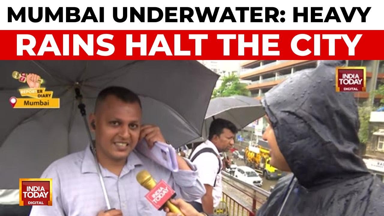 Mumbai Flooded: Heavy Rains Cripple City, Trains Delayed, Red Alert Issued | Reporter Diary