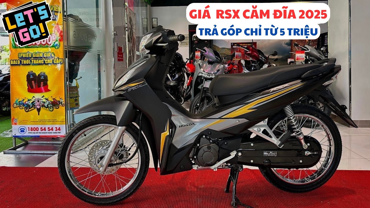 Giá Honda WAVE RSX 2025 Đen Bạc Căm Đĩa & Trả Góp Lãi Siêu Rẻ Chỉ Từ 5 Triệu 07/25 | Tuấn Hồng Đức 6