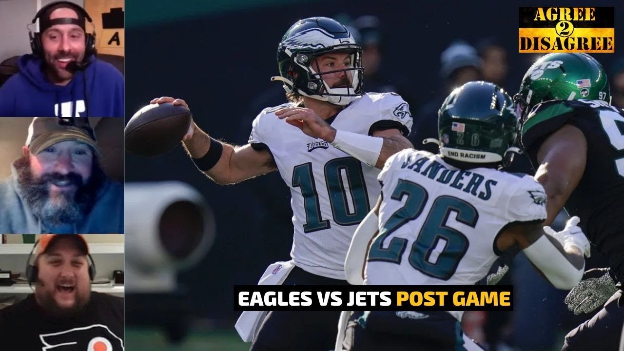 PHILADELPHIA EAGLES VS NEW YORK JETS POSTGAME | EAGLES WIN 33-18 | NFL WEEK 13
