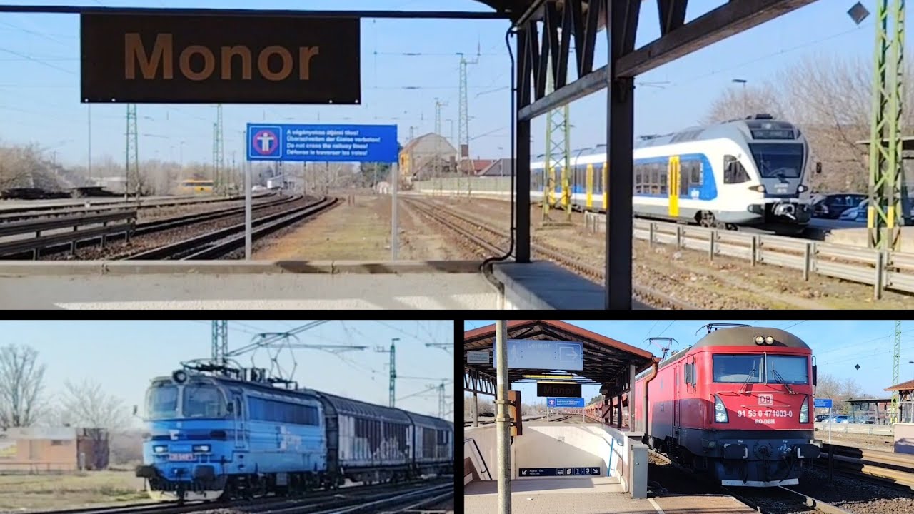 JELENTŐS VONATFORGALOM MONORON 1 ÓRA ALATT
