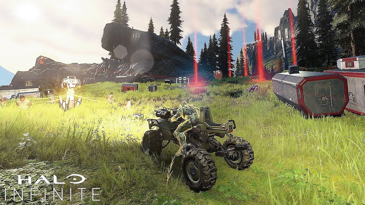 Using the Gungoose to save Marines on Legendary... (Halo Infinite)