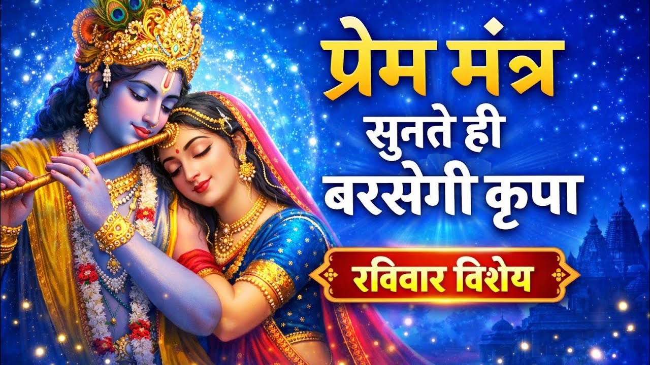 राधा कृष्ण मंत्र और अमृतकथा:14 मिनट में पाएं मानसिक शांति सुख-समृद्धि#lifelessons #krishnabhakti 🚩🙏💐
