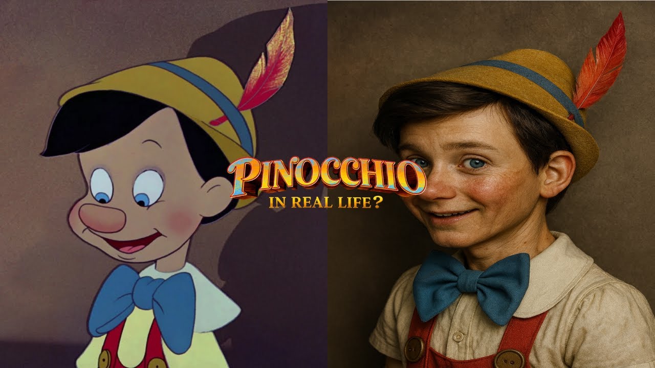 Pinocchio Characters in Real Life | AI Transformation ✨🤥